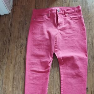 Diane Gilman pink skinny jeans 10P